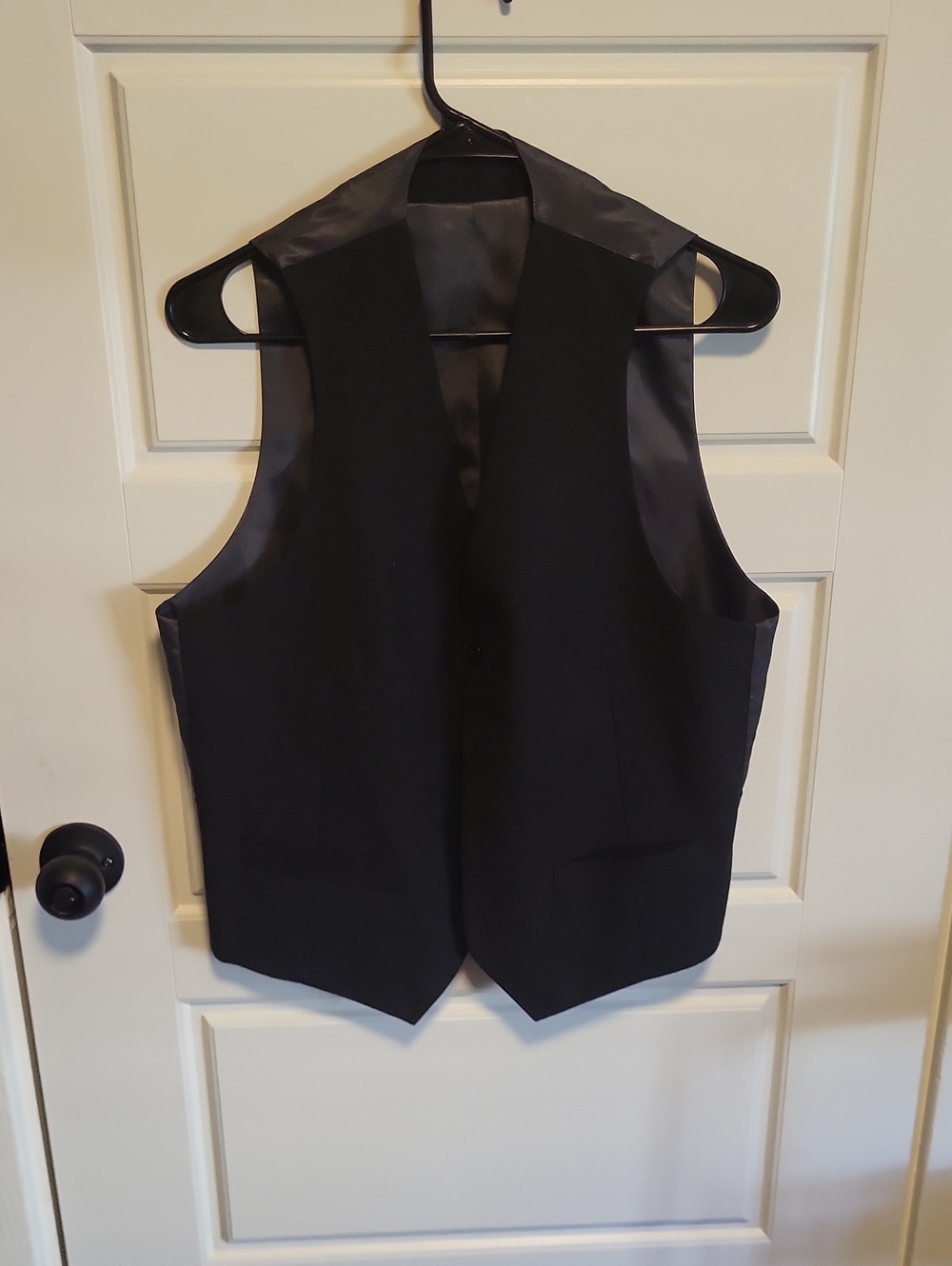 Men's Black Dress Vest - Classic Tailored Waistcoat